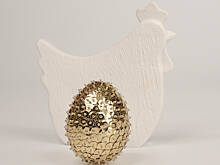 Fot. Wkn, Kura znosząca złote jaja - wielkanocne dekoracje