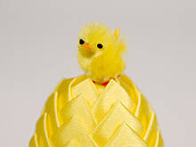 Fot. Wkn, Jajko karczoch z żółtym kurczaczkiem