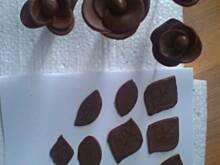 Fot. sloneczko20029, Kwiaty z czekolady plastycznej