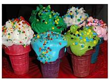 Fot. Beata28, "Lody"  z ciasta / Ice cream cup cakes