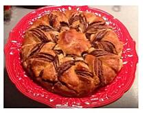 Fot. Beata28, Placek  "Gwiazda" z Nutella