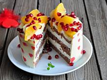 Fot. MIENTA, Owocowy torcik dla dwojga