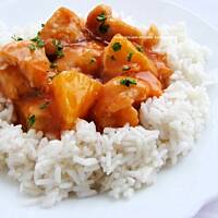 chiński pomarańczowy kurczak...