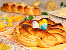 Fot. Wkn, Wielkanocne wianki marcepanowe