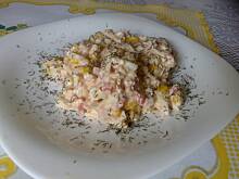 Fot. Ann93, Sałatka wielkanocna z pomidorem i twarogiem