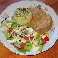 Zielona sałata do obiadu