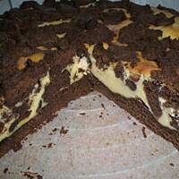 Super ciasto kakaowo-serowe (mozna tez  bez laktozy i glutenu)