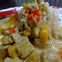 Kurczak w sosie curry