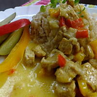 Kurczak w sosie curry