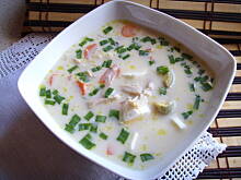 Fot. neliada, Zupa serowa z mozzarellą