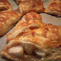 Rożki francuskie z jabłkami