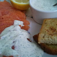 Sos do łososia wędzonego na zimno