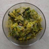 Gotowana młoda kapusta-domowa