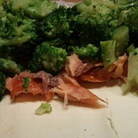 Pieczeń z łososiem