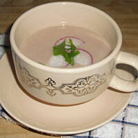 Zupa-krem z rzodkiewki