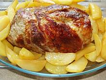 Fot. bahus, Karkówka z pieca z pieczonymi ziemniakami