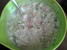 Fot. martuska094, Serek wiejski z pomidorkiem