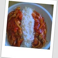 Sos słodko kwaśny (mięso+warzywa)