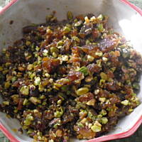 Charoset pistacjowo-morelowy