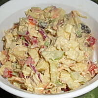 Sałatka z kurczaka z curry