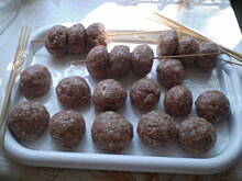 Fot. ada5, szaszłyki z mięsa mielonego na grilla