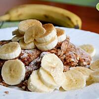 Placuszki z serkiem wiejskim i kakao