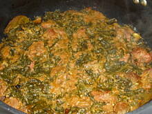 Fot. kamila258, Saag Gosht: jagnięcina ze szpinakiem po hindusku