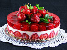 Fot. izaa_a, kremowy sernik na zimno....