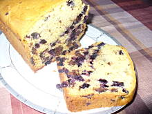 Fot. domi87, Mleczne ciasto z jagodami i czekoladą