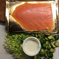 Tagliatelle z wędzonym łososiem