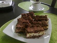 Fot. matani, Sernik na czekoladowym spodzie z malinami