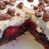 Kruszon z wiśniami i jagodami