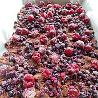 Kruszon z wiśniami i jagodami