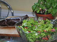 Fot. je7mima, Sałatka z szynką z dzika