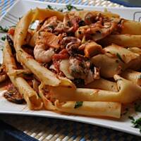 Frutti di mare z salsą pomidorową