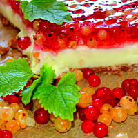 Porzeczkowy desernik galaretkowy