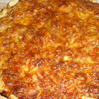 Tarta z szynką i porem