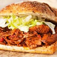 Pieczeń w kanapce/nalesniku/tortilli