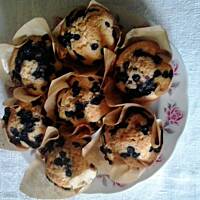 Muffiny z jagodami-bezglutenowe