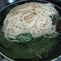 Makaron w sosie szpinakowym- na bardzo szybko