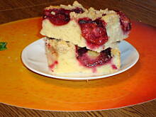 Fot. asiaff, Ciasto na maślance z owocami