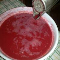 Galaretka z czerwonych porzeczek