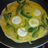 Frittata lub jajko z warzywami