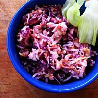 Surówka z kapusty czerwonej "na bogato"