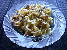 Fot. pralina, Kremowe tagliatelle z kurkami!