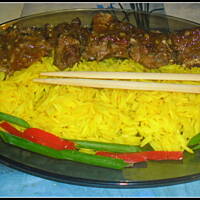 Egzotyczne przysmaki - Galbi jiim -Żeberka po koreańsku  w  sezamie