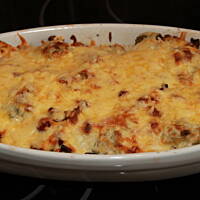 Brokuł Zapiekany z Boczusiem