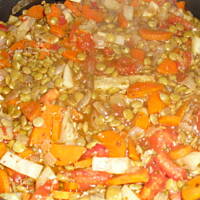 Zapiekanka weganska z soczewica