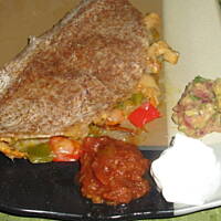 Quesadillas z fajita z kurczaka