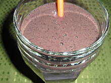 Fot. kamila258, Koktajl jagodowy ze szpinakiem